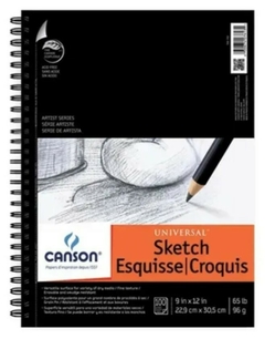 Albúm Universal Sketch Artist Series Canson 22.5X30 100hojas