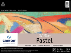 Block Canson Pastel Mi-teintes 24h 160g 30.5x40.6cm