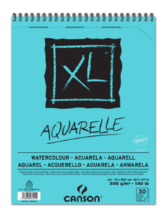 Álbum Aquarelle Canson Acuarela A4 21X29.7 300g 30Hojas