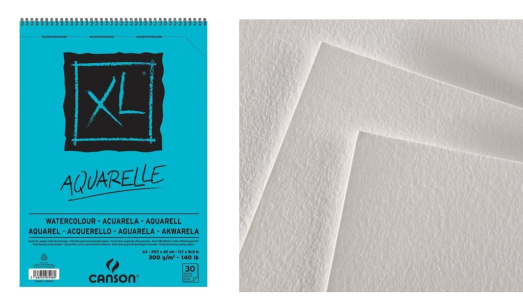 Album papier aquarelle XL 300g/m² - A3 42 x 29.7 cm - 30 F