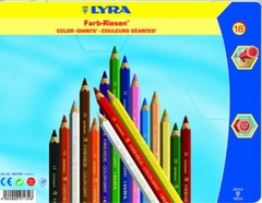 Lápices De Colores Gigantes Hexagonal Lyra 18