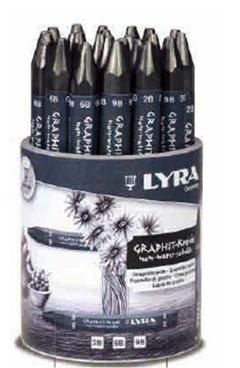 Crayón De Grafito Acuarelable Lyra 24pz