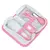 KIT HIGIENE 5 PECAS C/NECESSAIRE UNISSEX PIMPOLHO AZUL/ROSA/CINZA - comprar online