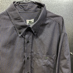 camisa lacoste quadriculada