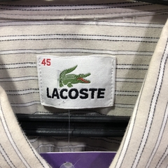 camisa lacoste listrada na internet