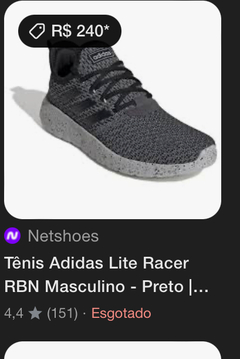 Imagem do Tênis adidas lite racer