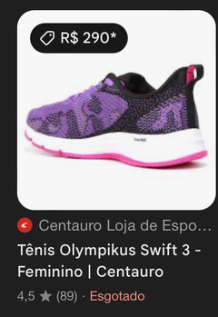 Tênis olympikus Swift 3 - comprar online