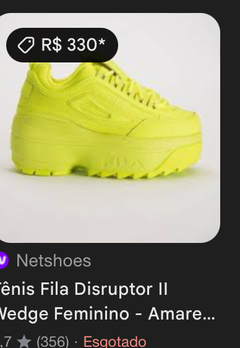 Tênis fila disruptor II - comprar online