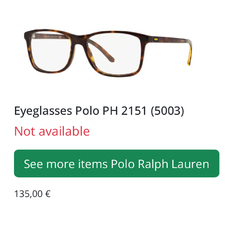 Armação Polo Ralph Lauren - comprar online