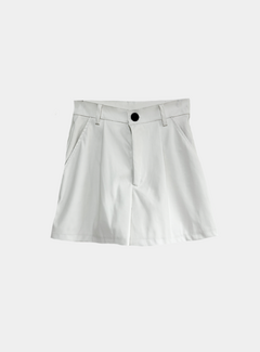 Short Sastrero engomado Opaco con Cierre - Mod Blanc