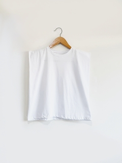 Musculosa estilo hombrera LISA - Mod Blanc