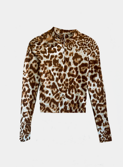 Media polera con cierre GABY Animal print en internet