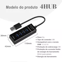 hub usb - extensor usb - adaptador usb? - usb charge - acessorios setup pc - hub