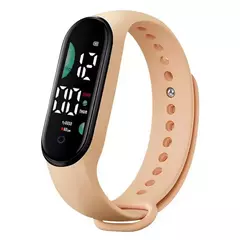 M9 eletrônico led touch control watch, relógio de pulso multifuncional imperme - loja online