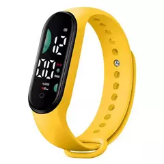 M9 eletrônico led touch control watch, relógio de pulso multifuncional imperme - loja online