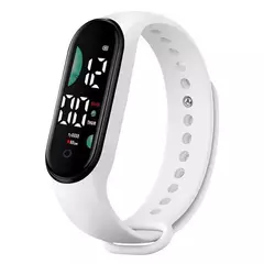 M9 eletrônico led touch control watch, relógio de pulso multifuncional imperme - loja online