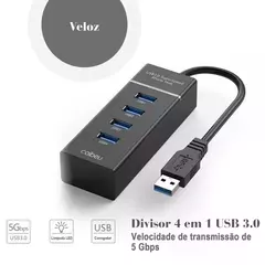 hub usb - extensor usb - adaptador usb? - usb charge - acessorios setup pc - hub - comprar online