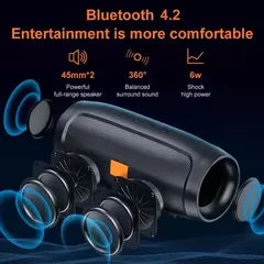 Imagem do Alto-falante Bluetooth duplo, Exterior estéreo, Transmissão por voz FM, Subwoo