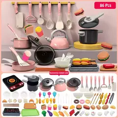 Brinquedos de cozinha para criança, cortar frutas, vegetais, comida, fingir bri - loja online