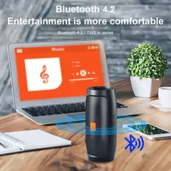 Imagem do Alto-falante Bluetooth duplo, Exterior estéreo, Transmissão por voz FM, Subwoo