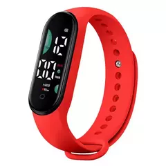 M9 eletrônico led touch control watch, relógio de pulso multifuncional imperme - DiversiTenda