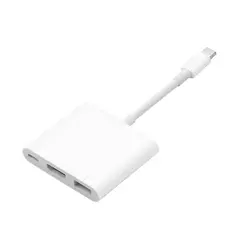 HUB USB C para adaptador HDMI, cabo de extensão tipo C, conversor USB 3.0, comp - comprar online