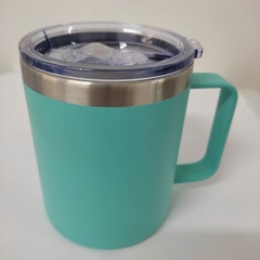 Caneca Térmica 350ml Café Isolada Aço Inoxidável Com Alça Viagem Vácuo Par - loja online