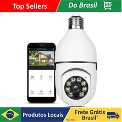 Câmera IP WiFi com Gravador De Vídeo Full HD, Rotação De 360 Graus, Câmera