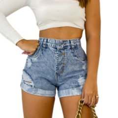 Short Jeans Feminino Destroyed