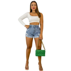 Short Jeans Feminino Destroyed - comprar online