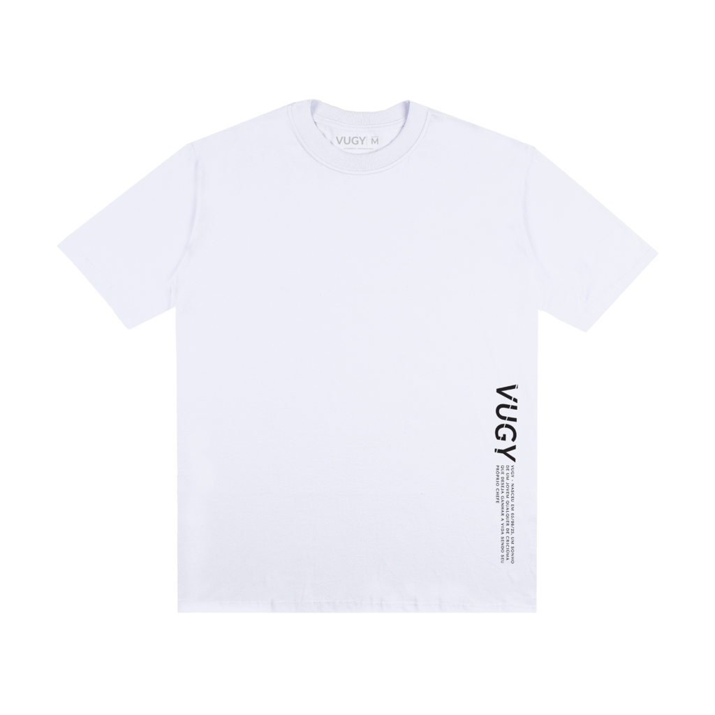 T-shirt Branca de Homem | 180 Gramas