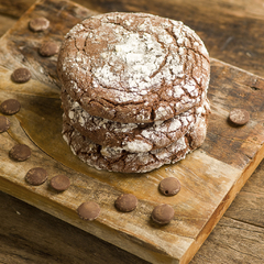 Cookie Chocolate Crackle 3 Unidades - Ripito - Sabor em Fatias 