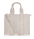 BOLSA TOTE LIVIA PEQUENA COURO OFF WHITE