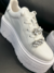 TENIS PLATAFORMA COURO BRANCO - comprar online