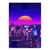 Placa Decorativa A4 Cidade Aesthetic Vaporwave Retro Neon