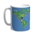 Caneca Mapa Mundi Gamer Jogos Retro Anos 80 - comprar online