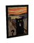 Quadro Decorativo A4 Gato Engraçado Arte O Grito Munch