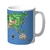 Caneca Mapa Mundi Gamer Jogos Retro Anos 80