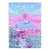 Placa Decorativa Japonês Vaporwave Anime Aesthetic Monte Fuji Decoração Poster