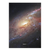 Placa Decorativa Messier 106 Galáxia Espiral Espaço Galáxia Decoração Poster