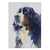 Placa Decorativa Cachorro Bernese Perfil Ilustração Decoração Poster