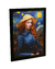 Quadro Decorativo A4 Monalisa Releitura Estilo Van Gogh Poster