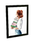 Quadro Decorativo Livros Leitura Girl