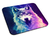 Mouse Pad Lobo Colorido Cachorro Mousepad