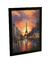 Quadro Decorativo A4 Pintura Paris Torre Eiffel Por Do Sol