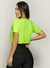 BLUSA CROPPED ACTIVE RM VERDE NEON - comprar online