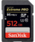 Cartão SanDisk Extreme Pró 512GB