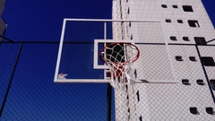 TABELA DE BASQUETE EM VIDRO TEMPERADO 10mm 1,80 X 1,05