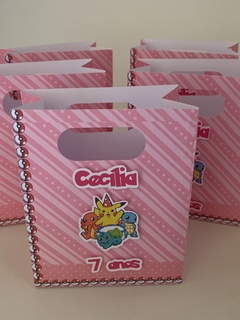 Sacolinha Personalizada P Pokemon Menina - comprar online