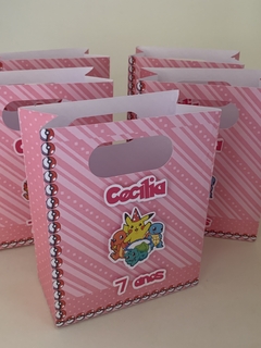 Sacolinha Personalizada P Pokemon Menina - loja online